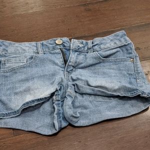 Blue jean shorts